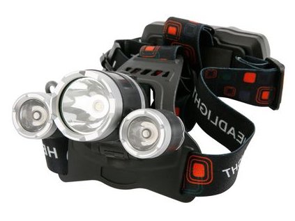 Čelovka Strend Pro Headlight H931, T6+2 XPE LED, 300 lm, 1200 mAh, USB nabíjanie  + praktický pomocník k objednávke