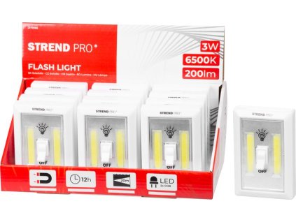 Svietidlo Strend Pro Switchlight SL1063, 2xCOB 200 lm, 3xAAA, s vypínačom, .  + praktický pomocník k objednávke