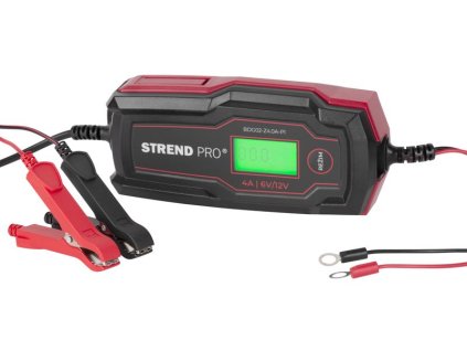 Nabíjačka Strend Pro BDG02-Z4.0A-P1, 70W, 2A/4A, 6V/12V, IP65, LCD, na autobatérie  + praktický pomocník k objednávke
