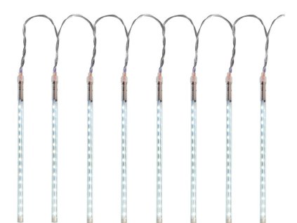 Reťaz MagicHome Vianoce Icicle, 720 LED studená biela, 24 cencúľov, vodopádový efekt, 230 V, 50 Hz, IP44, exteriér, osvetlenie, L-7,50 x 0,30 m  + praktický pomocník k objednávke