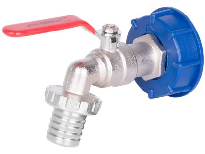 Sada Strend Pro, ventil 1 1/4" + plastová redukcia 60 mm + výpust 1", na IBC nádrž, MOSADZ  + praktický pomocník k objednávke