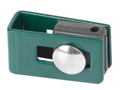 Úchytka Strend Pro EUROSTANDARD, U43, zelená, RAL6005, na plotový panel, bal 5ks  + praktický pomocník k objednávke