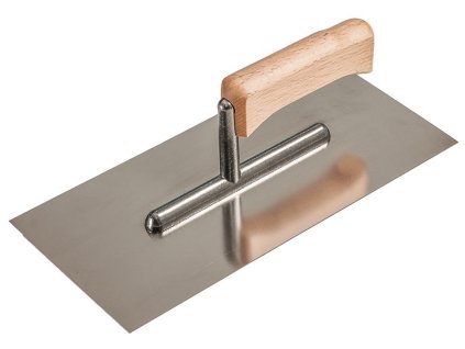 Hladítko Strend Pro Premium, HardWood, drevená rúčka, 270x130 mm, rovné, 0,7 mm, nerez  + praktický pomocník k objednávke