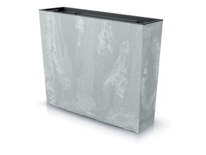 Kvetináč URBI Case Beton 580x180x498 mm, vzhľad betón, vložka  + praktický pomocník k objednávke