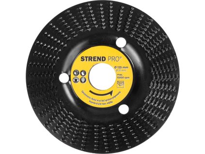 Kotúč Strend Pro, 125 mm, rašpľový na drevo, jemný, do uhlovej brúsky  + praktický pomocník k objednávke