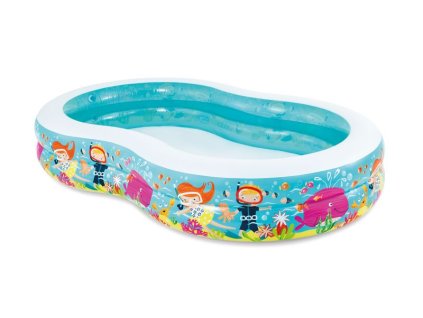 Bazén Intex. 56490, Seashore, detský, nafukovací, 262x160x46 cm  + praktický pomocník k objednávke