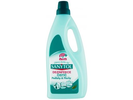 Dezinfekcia Sanytol, univerzálny čistič, na podlahy, eukalyptus, 1000 ml  + praktický pomocník k objednávke