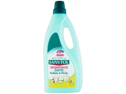 Dezinfekcia Sanytol, univerzálny čistič, na podlahy, citrón, 1000 ml  + praktický pomocník k objednávke