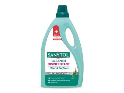Dezinfekcia Sanytol, univerzálny čistič, na podlahy, eukalyptus, 5000 ml  + praktický pomocník k objednávke