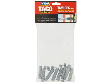 Sitko na chemickú kotvu Ceys 9 x 50 mm, 8 ks  + praktický pomocník k objednávke