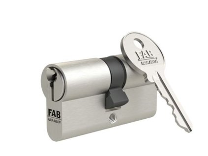 Vložka cylindrická FAB 1.00*/DNm 30+40, 3 kľúče, stavebná, saténový nikel  + praktický pomocník k objednávke