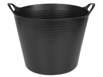 Vedro Strend Pro Flexi, čierne, stavebné, s ušami, 39x35,5 cm, 27 lit.  + praktický pomocník k objednávke