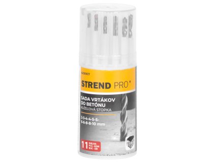 Sada vrtákov Strend Pro, do betónu, valcová stopka, 13,3x5,4x5,4 cm, bal. 11 ks  + praktický pomocník k objednávke