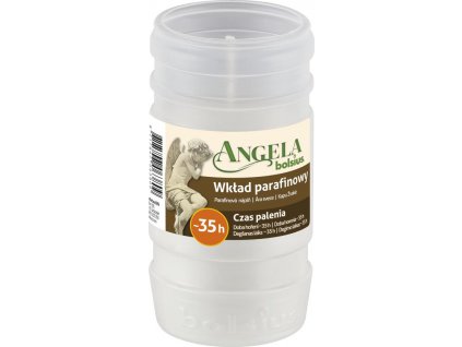 Náplň Bolsius Angela Light biela, 35 h, 117 g, 57x110 mm, do kahanca, parafín  + praktický pomocník k objednávke