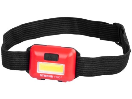 Čelovka Strend Pro Headlight H955, COB LED, 3xAAA, mix farieb (čierna, biela, červená)  + praktický pomocník k objednávke