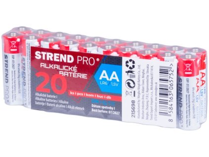 Batéria Strend Pro, LR6, 20 ks, AA tužka  + praktický pomocník k objednávke