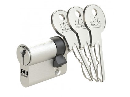 Vložka cylindrická FAB 1.00*/DNm 40+45, 3 kľúče, stavebná  + praktický pomocník k objednávke