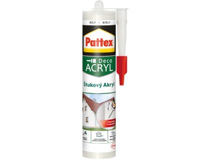 Akryl Pattex, štukový, tmel, 280 ml  + praktický pomocník k objednávke