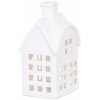 Dekorácia MagicHome, Domček, LED, biely, porcelán, 8,7x7,3x15,3 cm  + praktický pomocník k objednávke