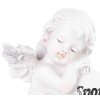 Dekorácia MagicHome, Anjel so srdcom, polyresin, na hrob, 11x7,9x10,1 cm  + praktický pomocník k objednávke