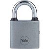 Zámok Yale Y111S/60/132/1, visiaci, železný, strieborný, 63 mm, 3 kľúče  + praktický pomocník k objednávke