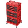 Box QBRICK. System ONE Workshop Red - Cart, 3x Toolbox, 4 dielna sada boxov na náradie  + praktický pomocník k objednávke