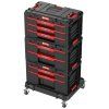 Box QBRICK. System ONE Workshop - Cart, 3x Toolbox, 4 dielna sada boxov na náradie  + praktický pomocník k objednávke