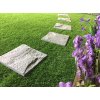 Sada chodníkových dosiek s efektom kameňa, PP, 30x30 cm, plast, farba sivá, bal. 4ks  + praktický pomocník k objednávke