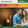 Ventilátor Strend Pro, krbový, stojanový, poháňaný teplom, 4-lopatkový, čierny  + praktický pomocník k objednávke