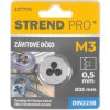 Očko Strend Pro, závitové, M3x0,5 mm, metrický závit priemer 25 mm, DIN223B  + praktický pomocník k objednávke