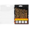 Sada vrtákov Strend Pro FD032, 19 dielna TiN HSS, do kovu  + praktický pomocník k objednávke