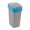 Kôš Curver® FLIP BIN 10L, šedostříbrná/modrá, na odpad + praktický pomocník k objednávke