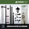 Meteostanica SWS29, 158 cm, záhradný zrážkomer, teplomer, solárna lampa, smer vetra  + praktický pomocník k objednávke