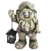 Dekoracia Gecco 8042, Trpaslík s lampášikom, magnesia, 36 cm + praktický Darček k objednávke