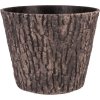 Kvetináč Strend Pro Woodeff, 37,5x30 cm, walnut, efekt dreva  + praktický pomocník k objednávke