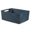 Kôš Curver® JUTE M 12L, antracit, 36x15x28 cm + praktický pomocník k objednávke