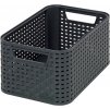 Košík Curver® STYLE2 S, antracit, 28x12x19 cm + praktický Darček k objednávke