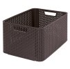 Košík Curver® STYLE L, mocca, 44x23x33 cm + praktický Darček k objednávke