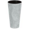 Kvetinac TUBUS Slim Beton 250x475 mm, betón + praktický Darček k objednávke