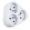 Zásuvka rozbočovacia Strend Pro, biela, 230 V, IP20, max. 3680 W, 3x16A + praktický pomocník k objednávke