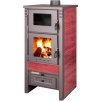 Kachle Pro TAURUS Ceramic, bordové, 12 kW, 120 mm, s rurou na pecenie + praktický Darček k objednávke