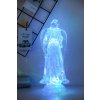 Dekorácia MagicHome Vianoce, Anjel, LED, meniaca farby, s plávajúcimi trblietkami, PE, 3xAAA, 10x25 cm  + praktický pomocník k objednávke