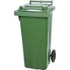 Nádoba Europlast 120 lit., plast, zelená, HDPE, popolnica na odpad  + praktický pomocník k objednávke