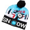 Čiapka Strend Pro X-mas Let it snow modrá L, 4x SMD LED, USB nabíjanie  + praktický pomocník k objednávke