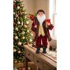 Dekorácia MagicHome Vianoce, Santa s darčekmi, 60 cm  + praktický pomocník k objednávke