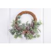 Veniec MagicHome Vianoce, prútený, s prírodnými vetvičkami, 48x41x11 cm  + praktický pomocník k objednávke