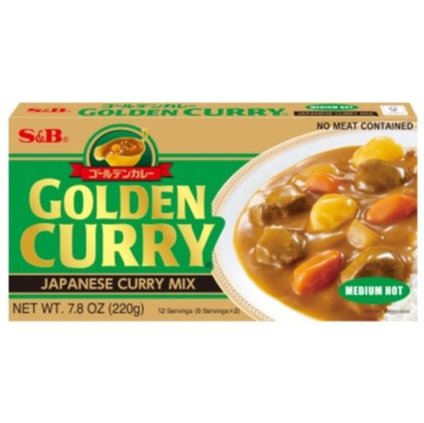 2010 s b curry sauce block medium hot 220g