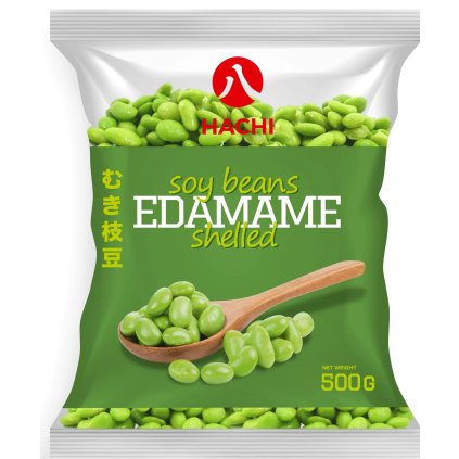Hachi Edamame Shelled Soybeans 500g