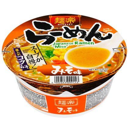 Cup Ramen Menraku Miso