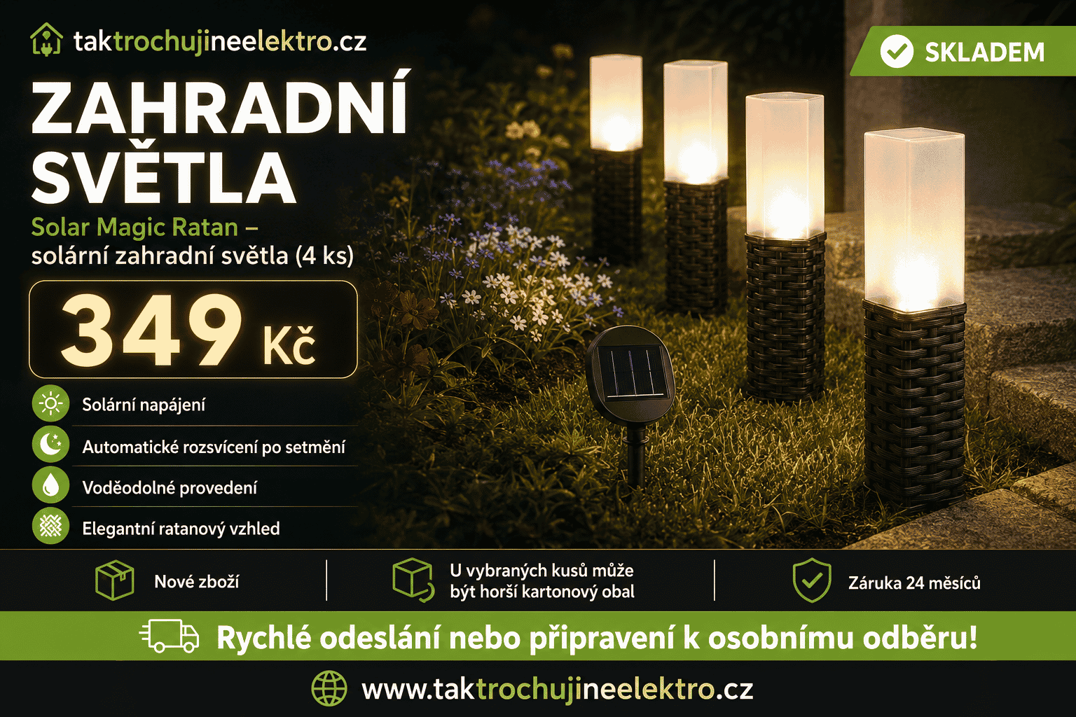 Zahradní solární světla